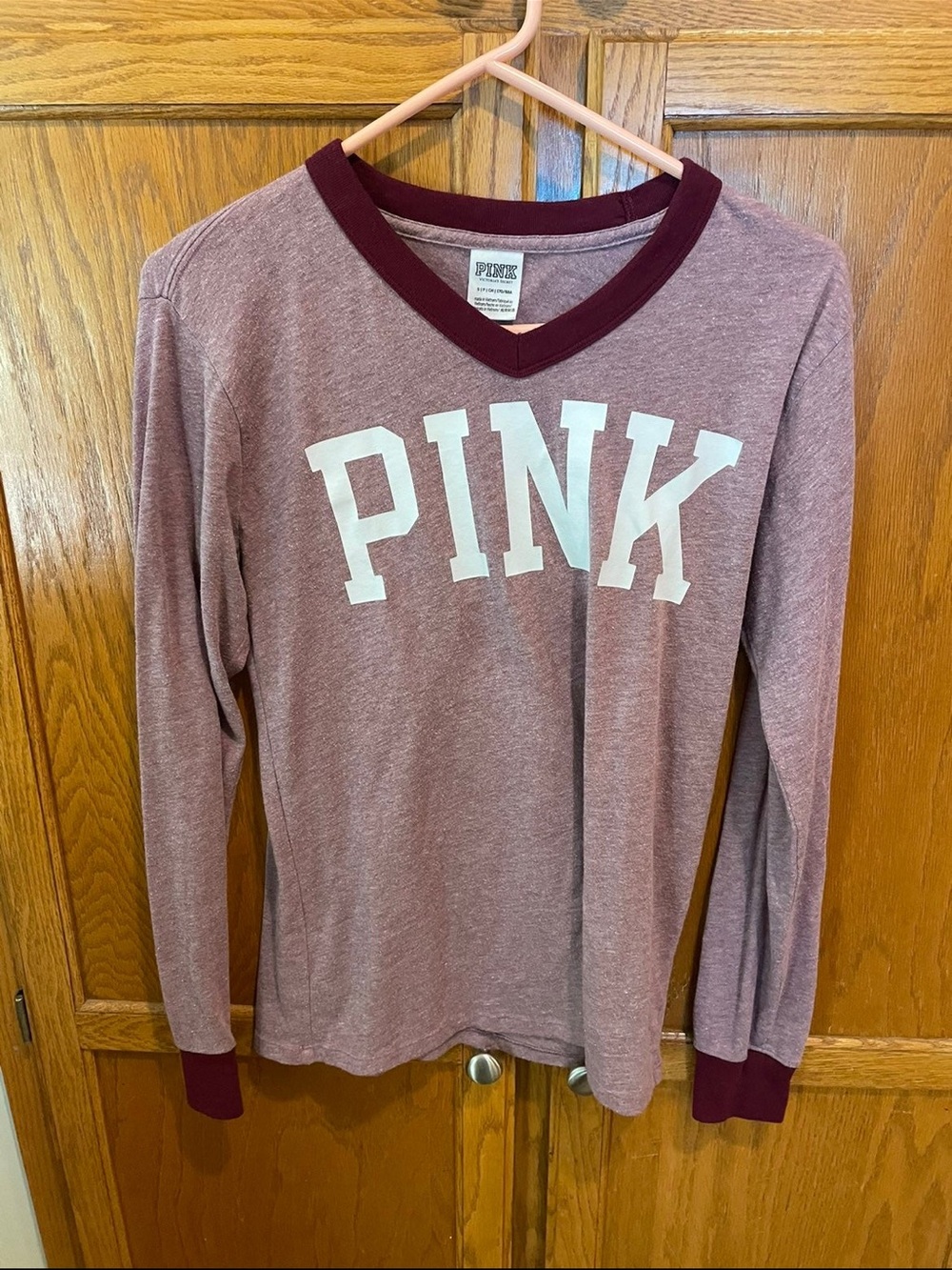 PINK Victoriaβs Secret Long sleeve T Shirt